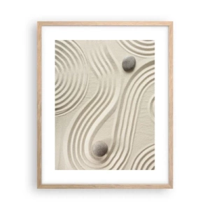 Affisch i ram av ljusek - Värmens beröring - 40x50 cm