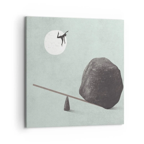 Canvastavla - Bild på duk - Uppfylld dröm - 50x50 cm