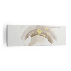 Canvastavla - Bild på duk - Träffat i rummet - 160x50 cm