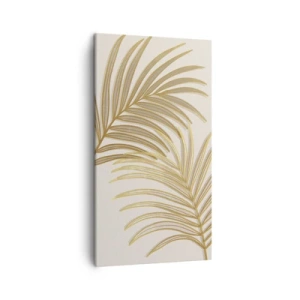 Canvastavla - Bild på duk - Guldpalmen - 45x80 cm