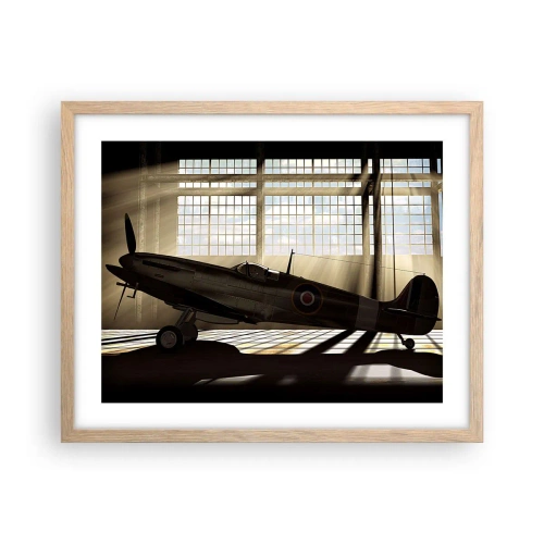 Affisch i ram av ljusek - Kämpens vila - 50x40 cm