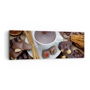 Canvastavla - Bild på duk - Från sagolika chokladfabriken - 90x30 cm