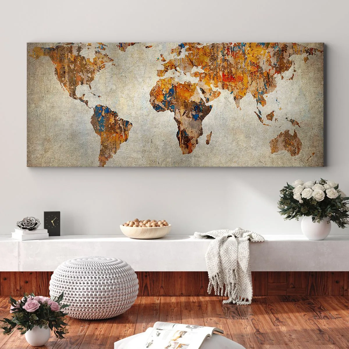 Canvastavla - Bild på duk - Verkligen stor värld - 100x40 cm