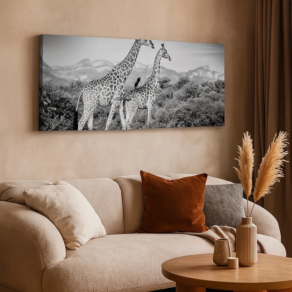 Canvastavla - Bild på duk - Högre klasser i Afrika - 30x30 cm