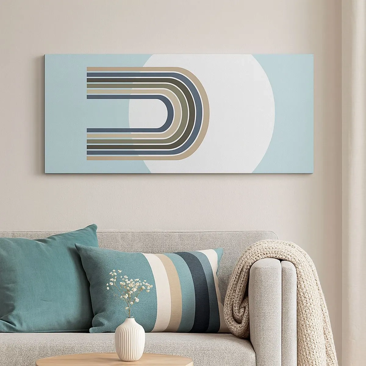 Canvastavla - Bild på duk - Ostoppad attraktionskraft - 100x40 cm