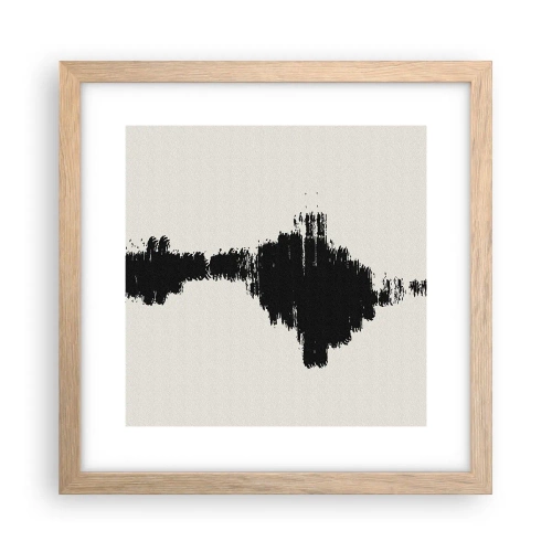 Affisch i ram av ljusek - Fantasins vibrationer - 30x30 cm