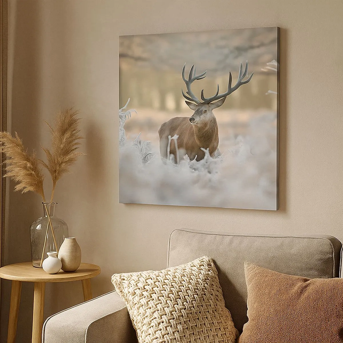 Canvastavla - Bild på duk - Uppfriskande morgon - 30x30 cm