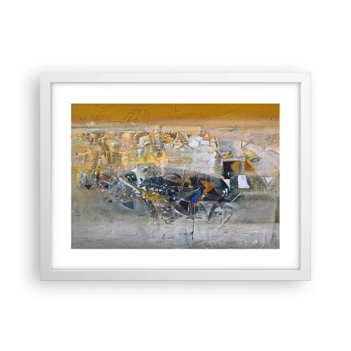 Affisch i vit ram - Allt blir bra - 40x30 cm