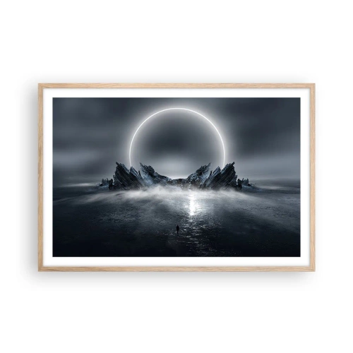 Affisch i ram av ljusek - En berättelses final - 91x61 cm