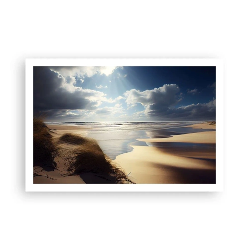Affisch - Strand, vild strand - 91x61 cm