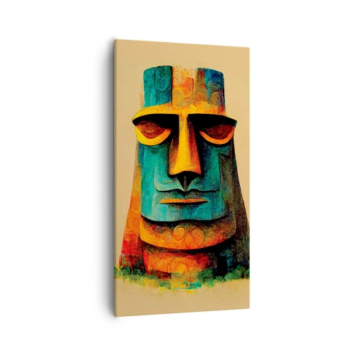 Canvastavla - Bild på duk - Statylik, men ändå sympatisk - 55x100 cm