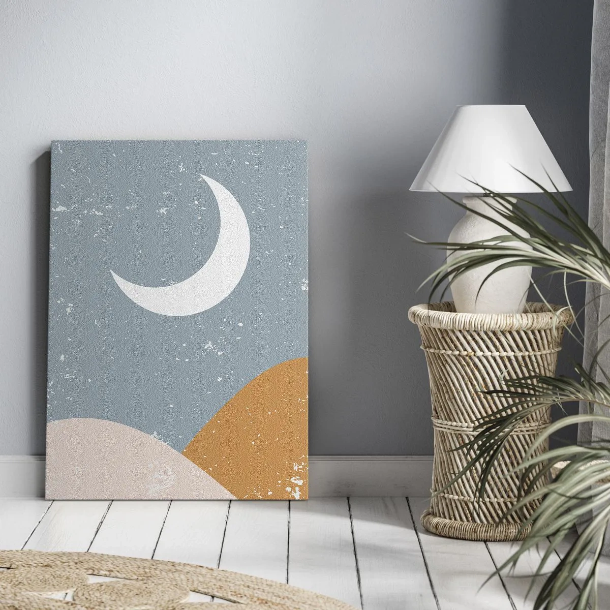 Canvastavla - Bild på duk - Många nätters under - 55x100 cm