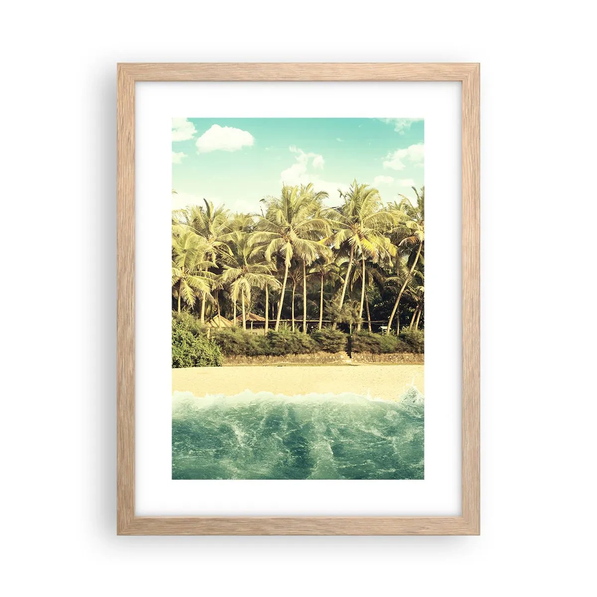 Affisch i ram av ljusek - Kanske här? - 30x40 cm