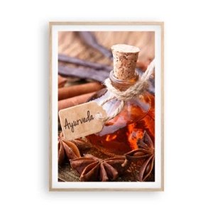 Affisch i ram av ljusek - Mot kroppens och själens enighet - 61x91 cm