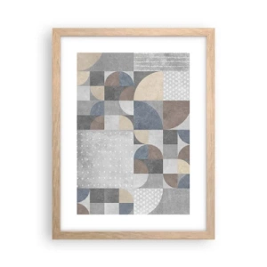 Affisch i ram av ljusek - Keramisk fantasi - 30x40 cm