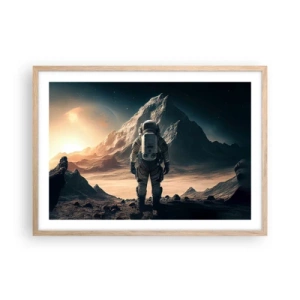 Affisch i ram av ljusek - En ny utmaning - 70x50 cm