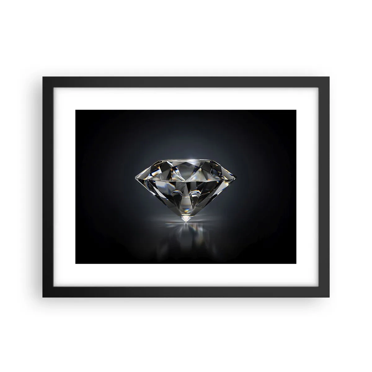 Affisch i svart ram - Bästa flickvännen - 40x30 cm