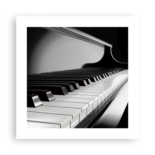 Affisch - Harmoni av former och färger - 40x40 cm