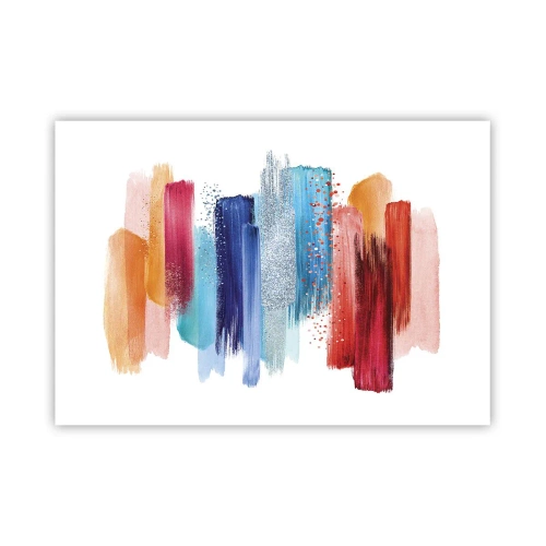 Affisch - Upp och ner  - 100x70 cm