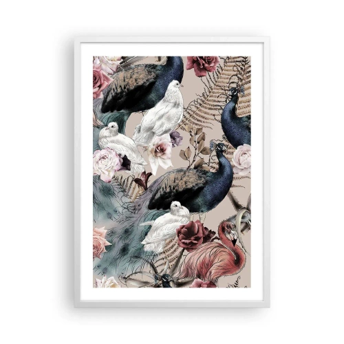 Affisch i vit ram - I palatsträdgården - 50x70 cm