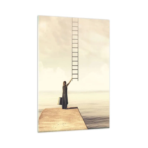 Glastavla - Bild på glas - Magisk resa - 80x120 cm