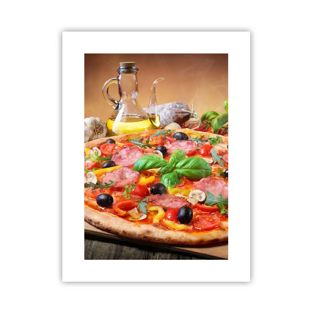 Affisch - Med riktig italiensk smak - 30x40 cm