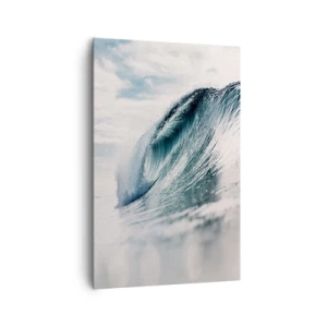 Canvastavla - Bild på duk - Vattentopp - 80x120 cm