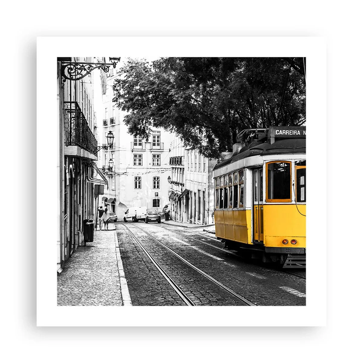 Affisch - Och en fado i bakgrunden - 50x50 cm