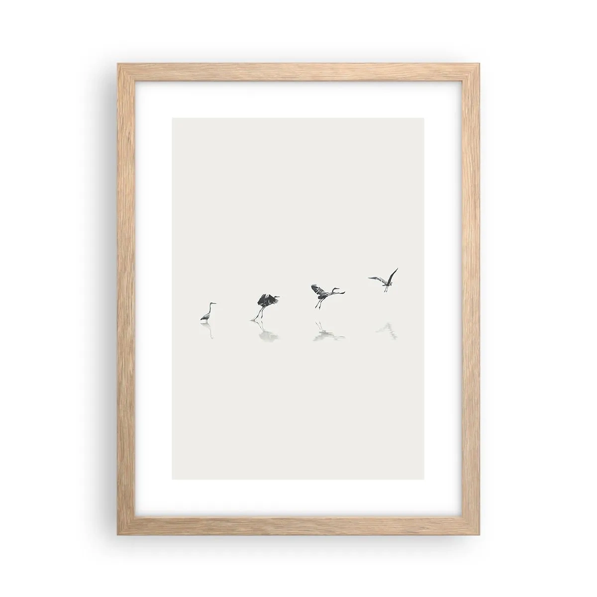 Affisch i ram av ljusek - Fyra enkla steg - 30x40 cm