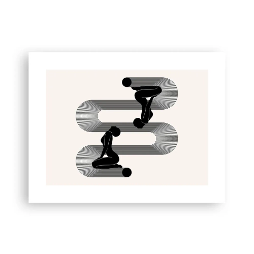 Affisch - Sensuell symmetri - 40x30 cm