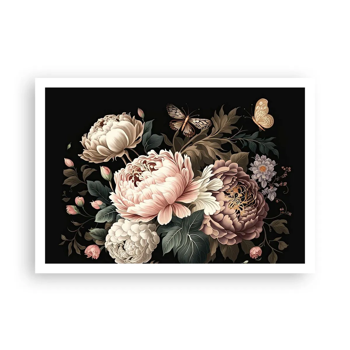 Affisch - I barockstil - 100x70 cm