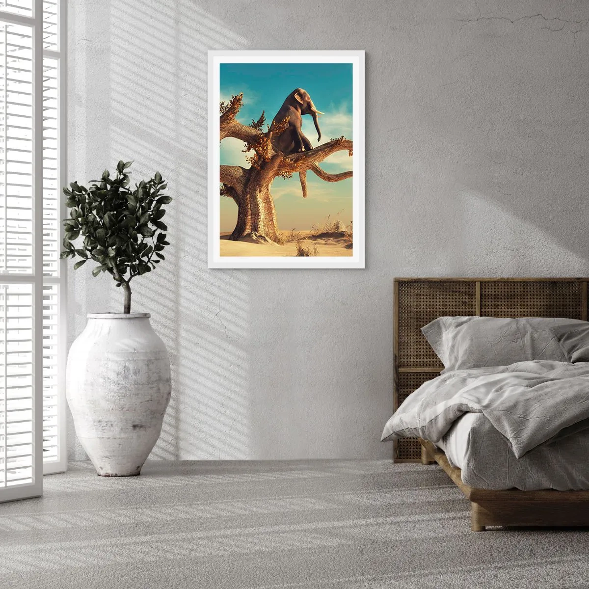 Affisch i vit ram - Ny synvinkel - 40x50 cm