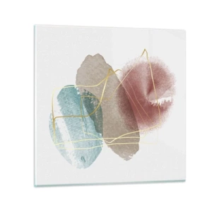 Glastavla - Bild på glas - Rummets pärlor - 30x30 cm