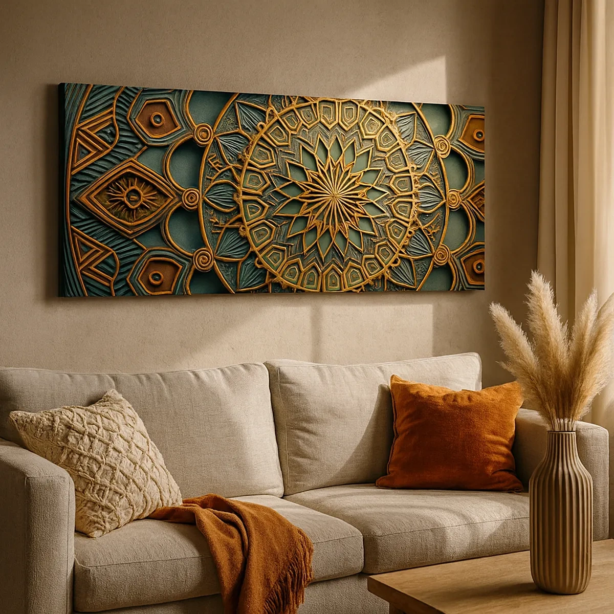 Canvastavla - Bild på duk - I ett arabiskt klimat - 30x30 cm