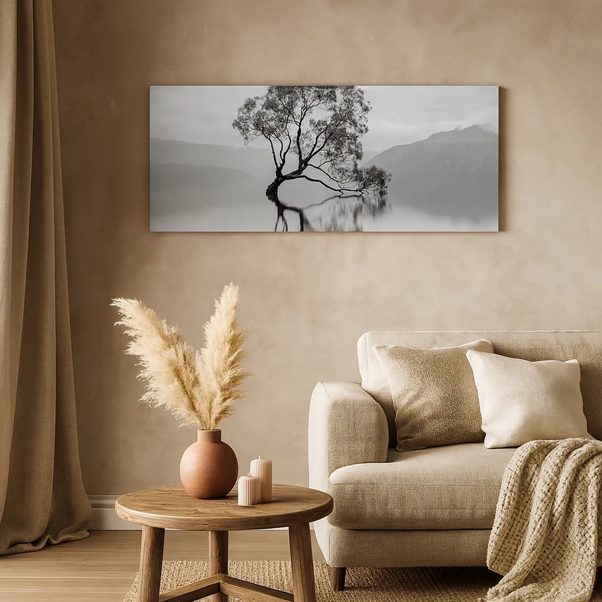 Canvastavla - Bild på duk - Det finns ett land - 30x30 cm