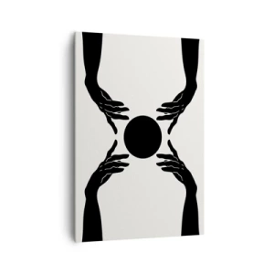 Canvastavla - Bild på duk - Ett hemligt tecken - 70x100 cm