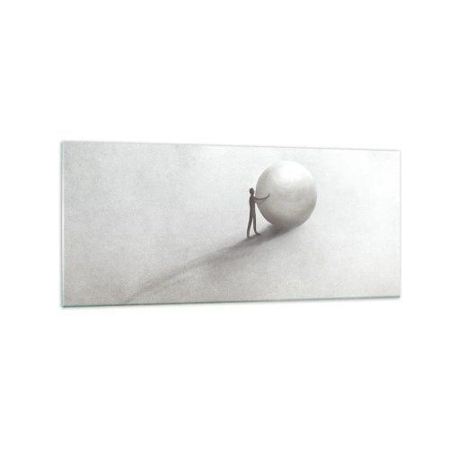 Glastavla - Bild på glas - Livets spel - 120x50 cm