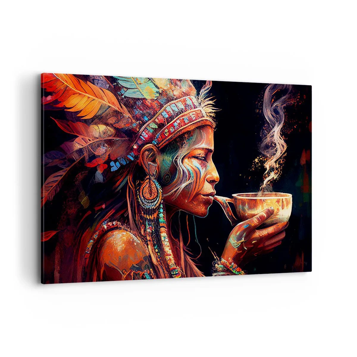 Canvastavla - Bild på duk - En magisk ritual - 120x80 cm