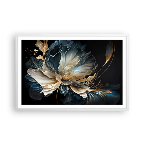 Affisch i vit ram - Sagolik ormbunksblomma - 91x61 cm