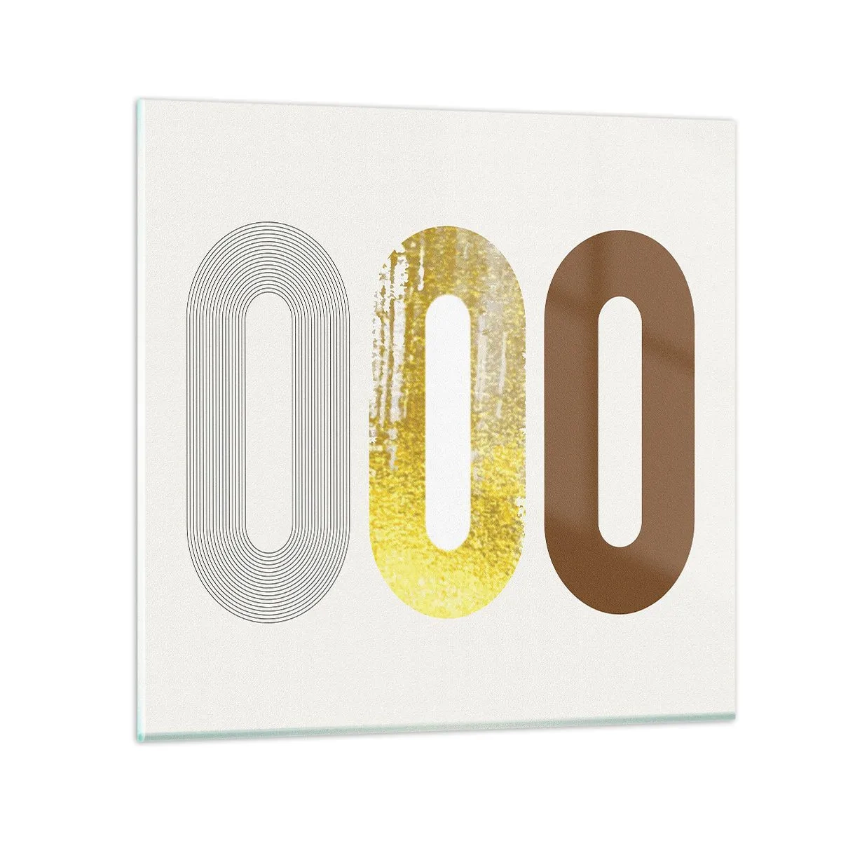 Glastavla - Bild på glas - Ooo! - 30x30 cm