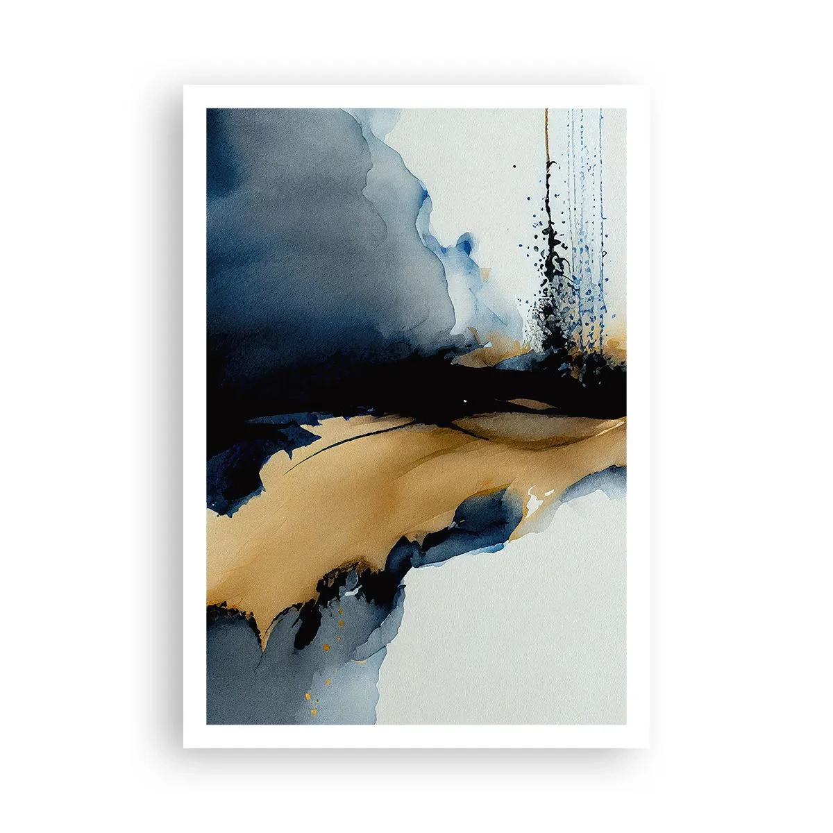 Affisch - Bakom ridån - 70x100 cm