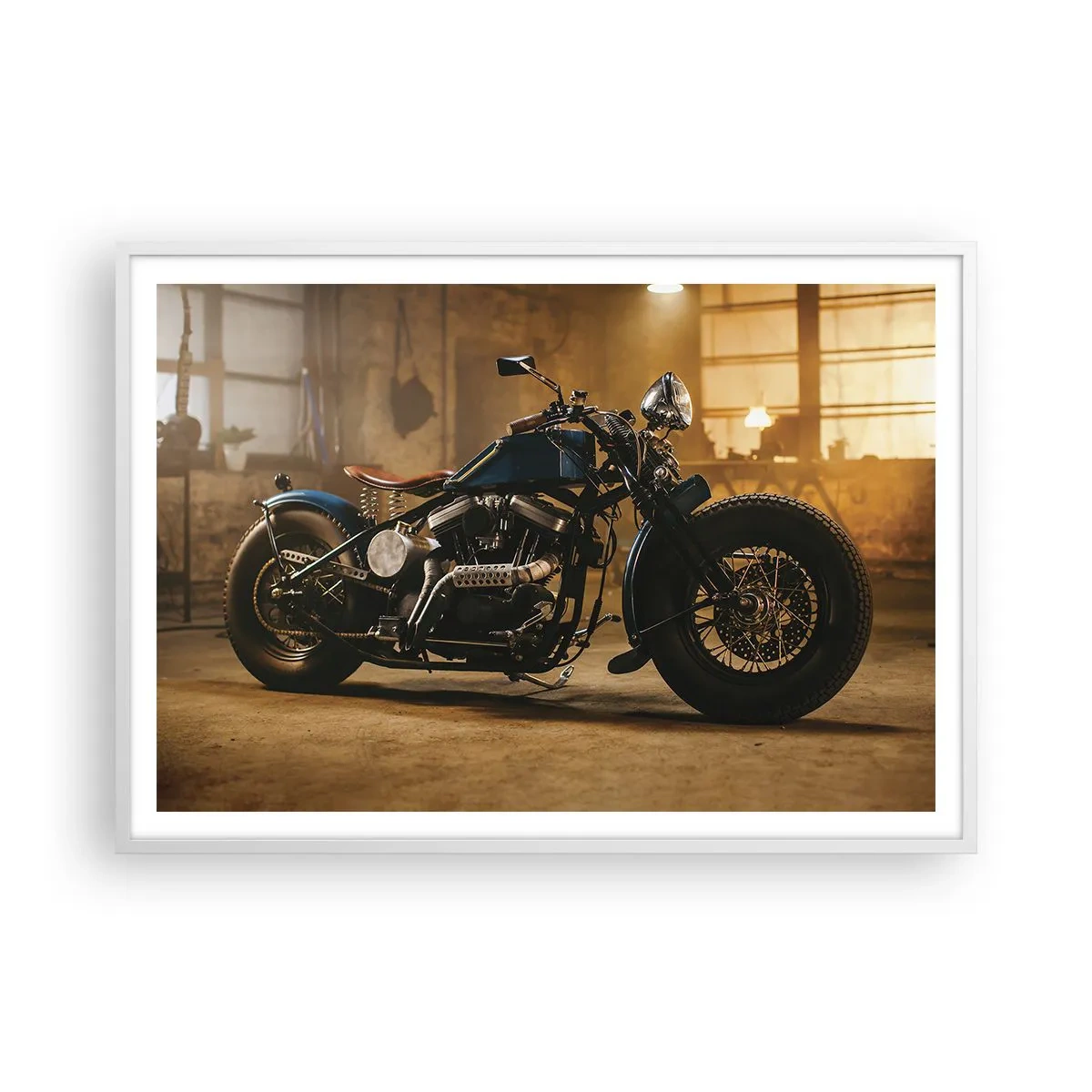 Affisch i vit ram - Jag kan allt - 100x70 cm