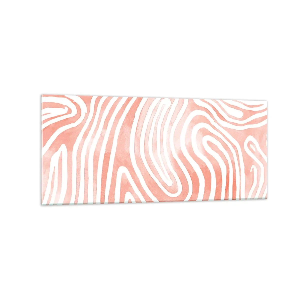 Glastavla - Bild på glas - I en labyrint av koraller - 120x50 cm