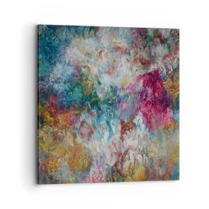 Canvastavla - Bild på duk - I full blom - 70x70 cm