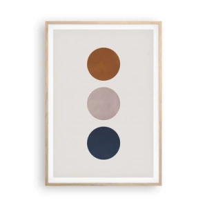 Affisch i ram av ljusek - Perfektionens symbol - 70x100 cm