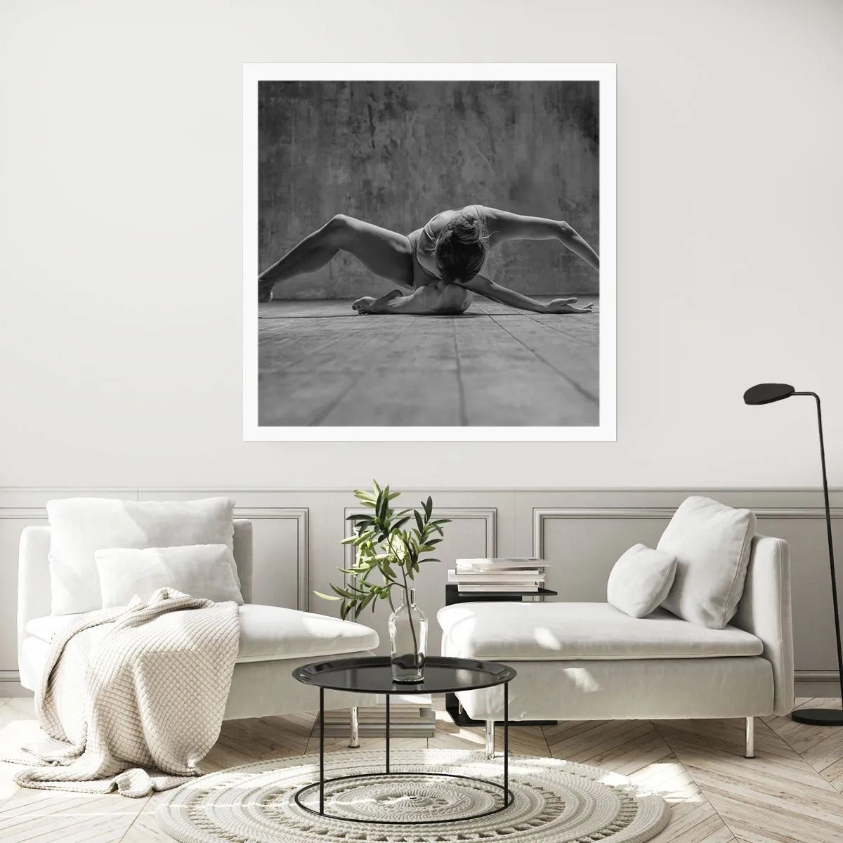 Affisch - Upphittad symmetri - 60x60 cm