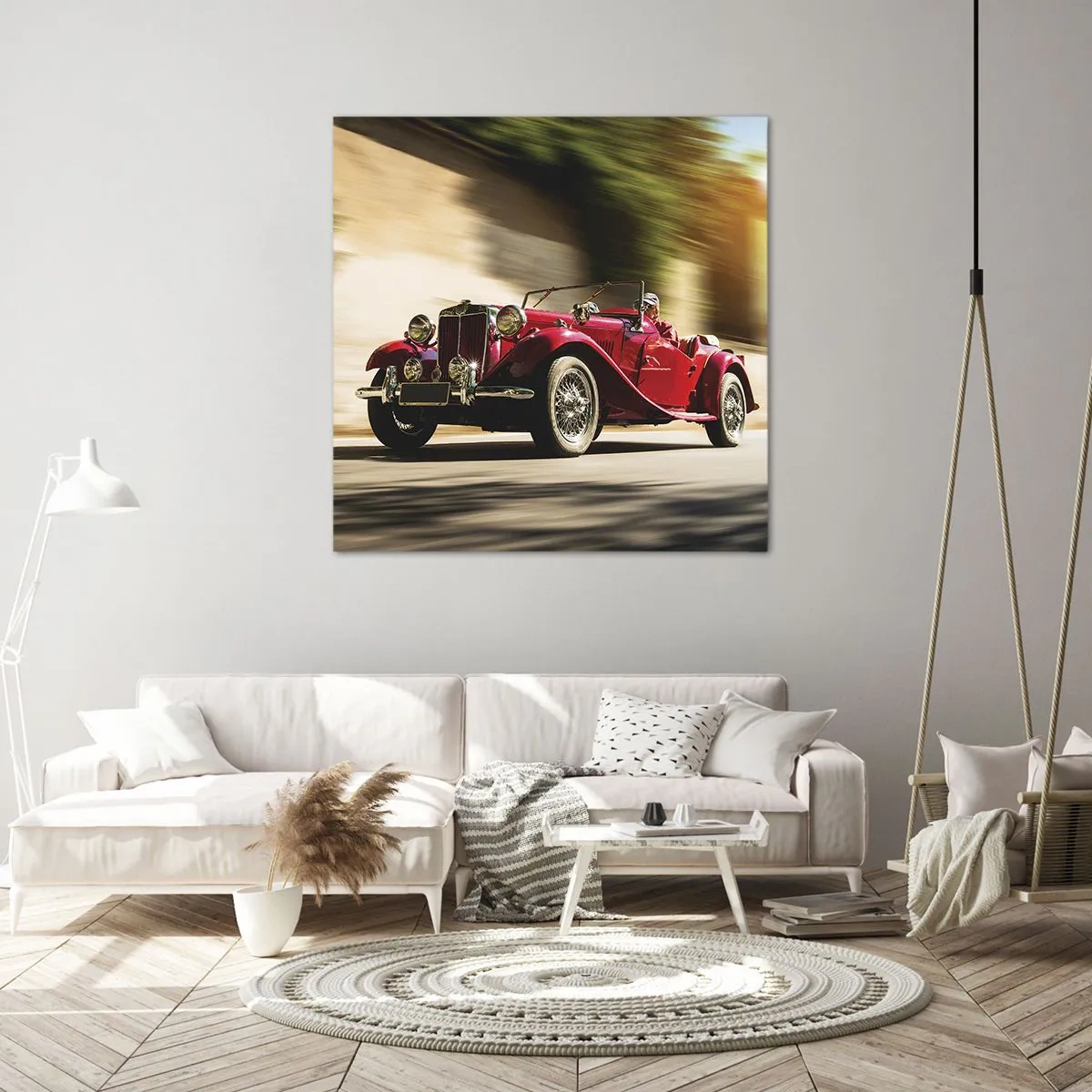 Canvastavla - Bild på duk - Vackrare än Nike från Samothrakis - 70x70 cm