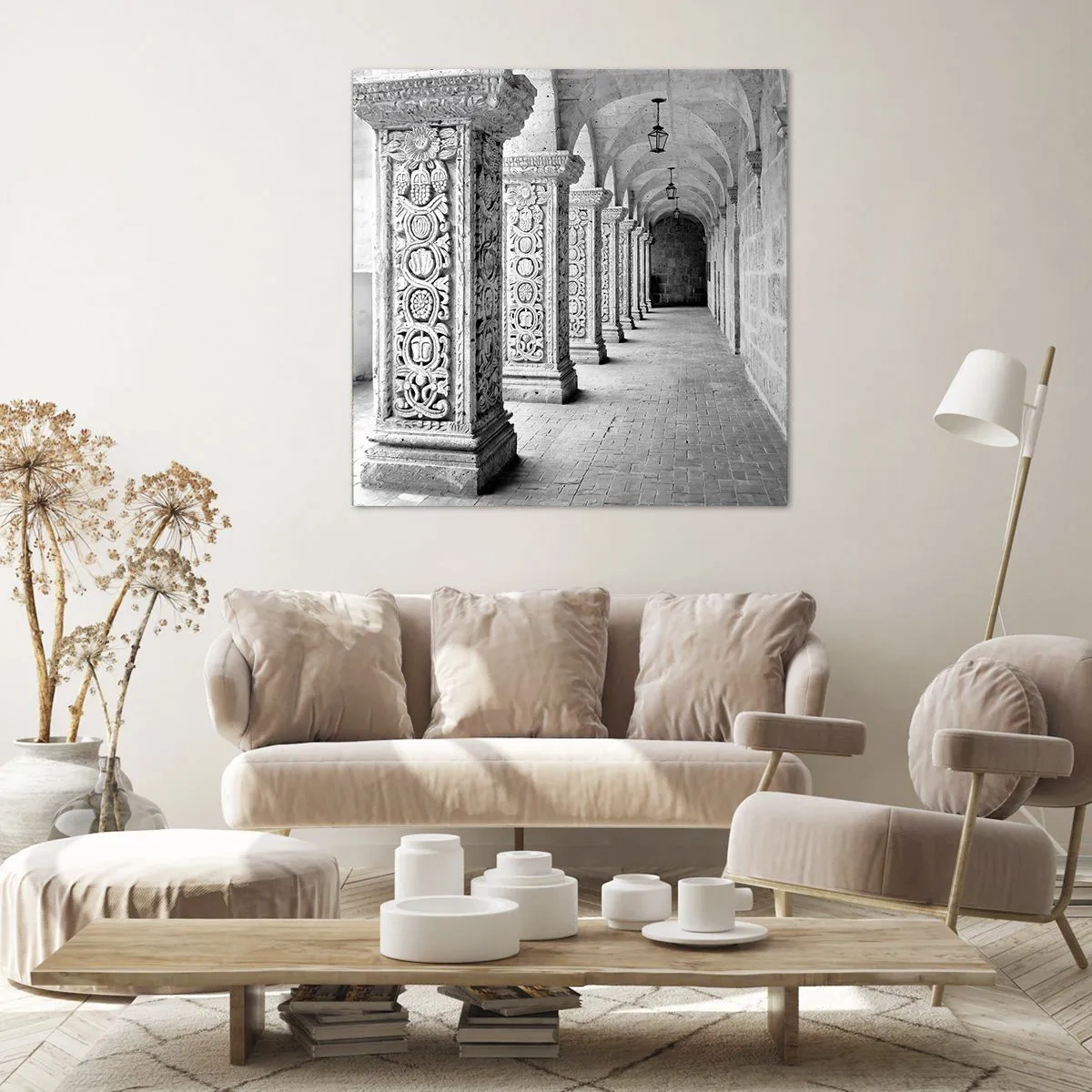 Canvastavla - Bild på duk - Och vart tar det vägen? - 70x70 cm