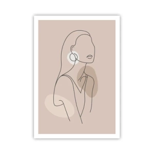 Affisch - Flickaktighetens ikon - 70x100 cm