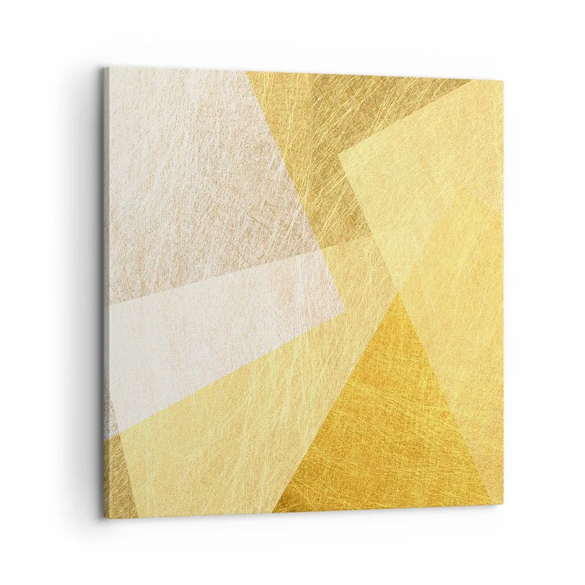 Canvastavla - Bild på duk - Geometriskt väder - 60x60 cm